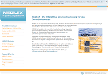 Tablet Screenshot of medilex.de